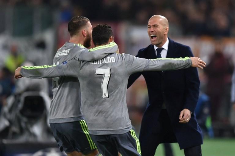 Real Madrid beat Roma in the round of Last 16 Real Madrid beat Roma in the round of Last 16