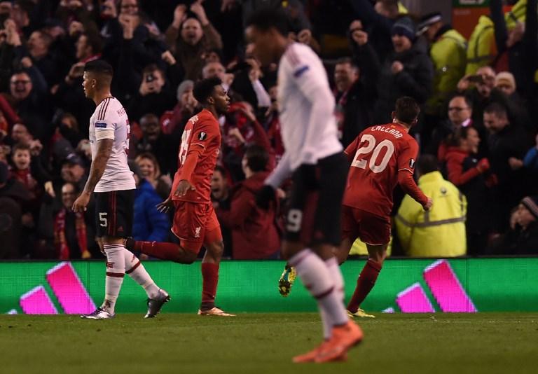 Liverpool vs Manchester United, UEFA Europa League Liverpool vs Manchester United, UEFA Europa League